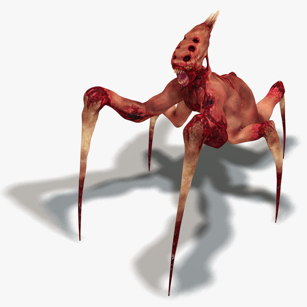 Spider Zombie (Rigged and Animated) 3D Models